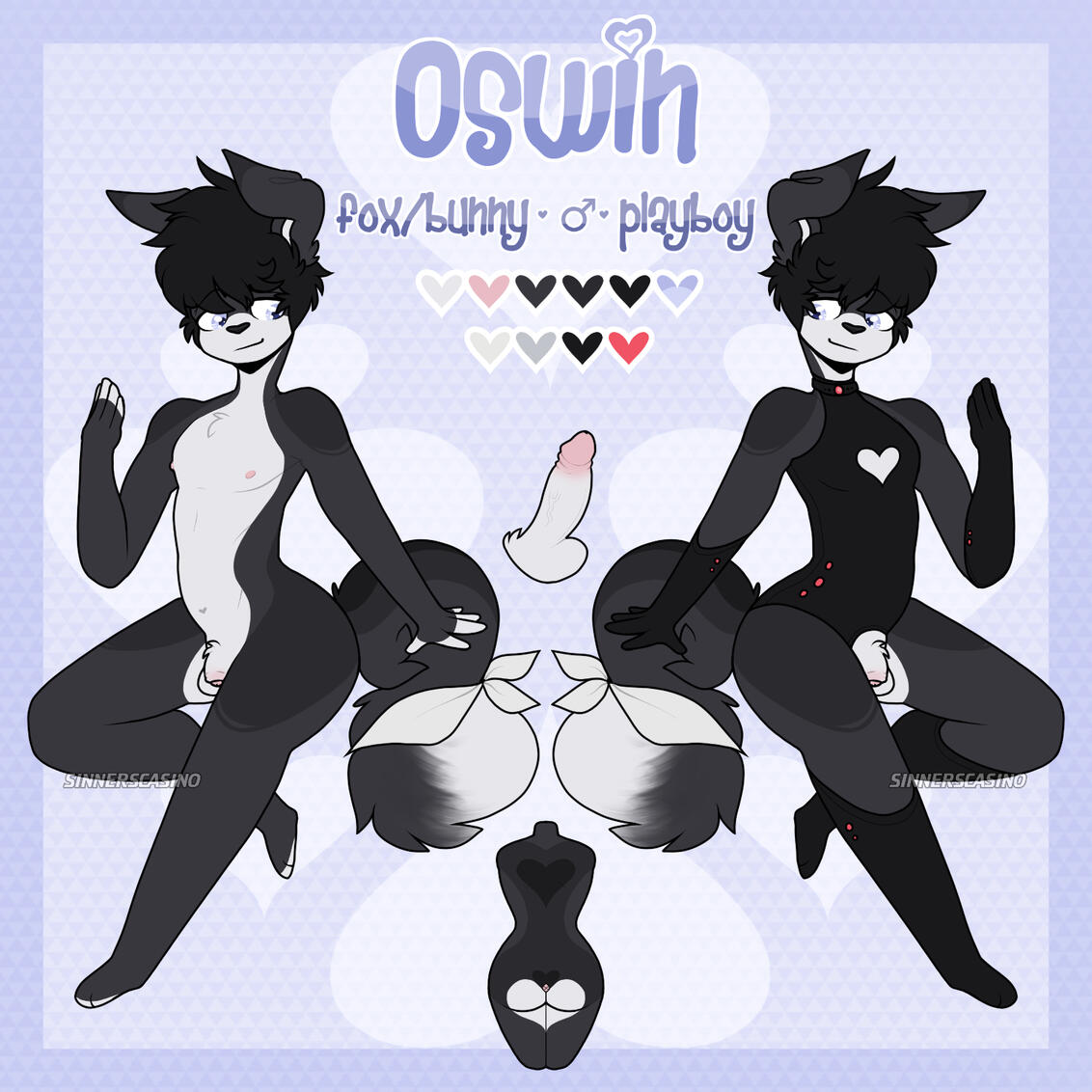 front/back reference sheet + extras