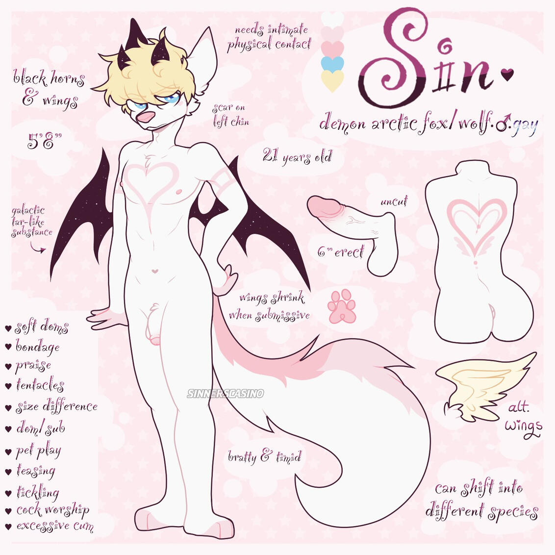 front reference sheet + extras